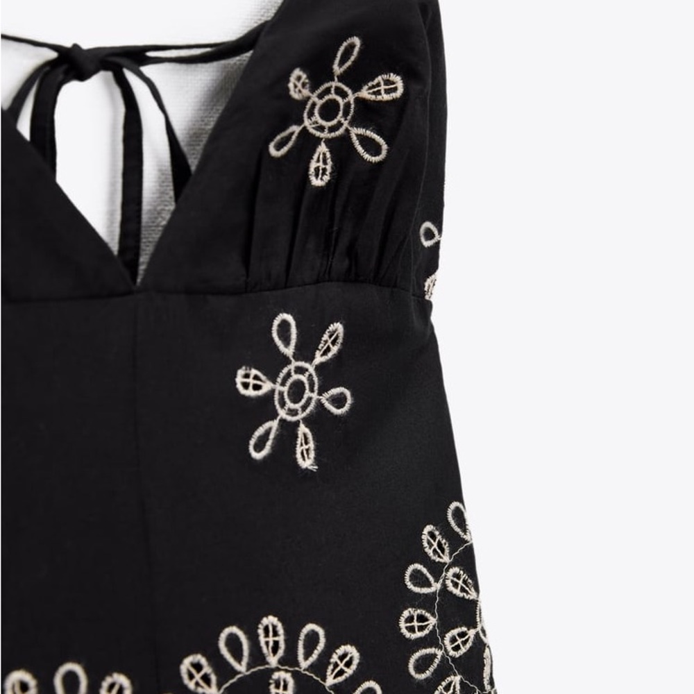 Zara Embroidered Dress XL - Picture 6 of 7